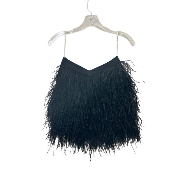 Pink Martini Dresses & Skirts - Pink martini black feather skirt -xs